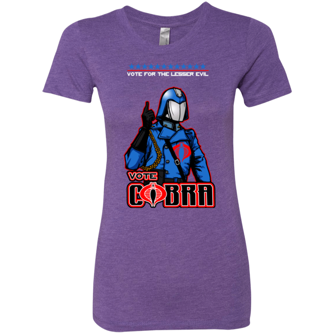 T-Shirts Purple Rush / Small Lesser Evil Women's Triblend T-Shirt