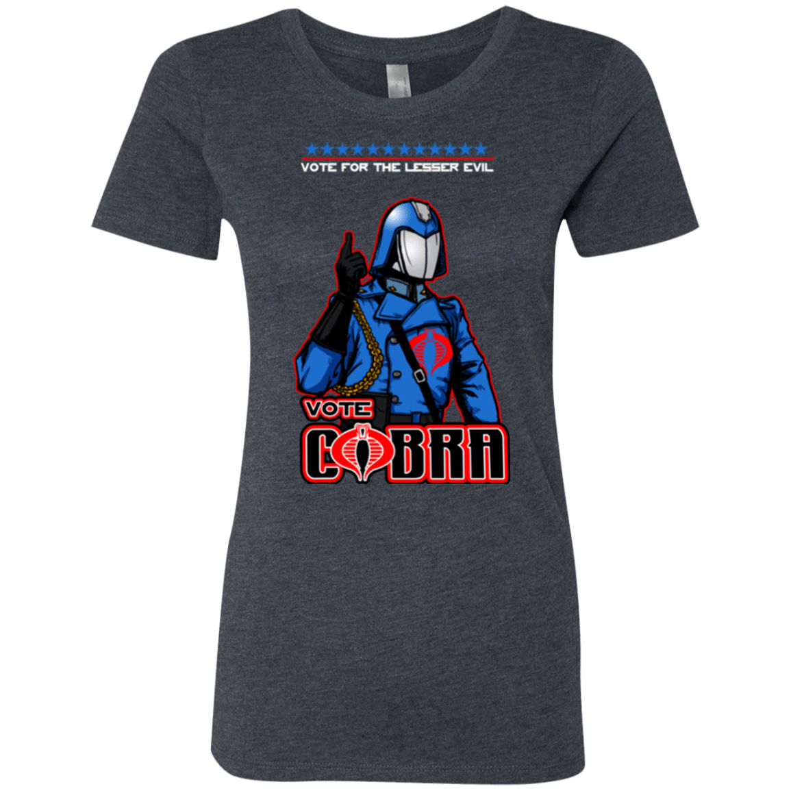 T-Shirts Vintage Navy / Small Lesser Evil Women's Triblend T-Shirt