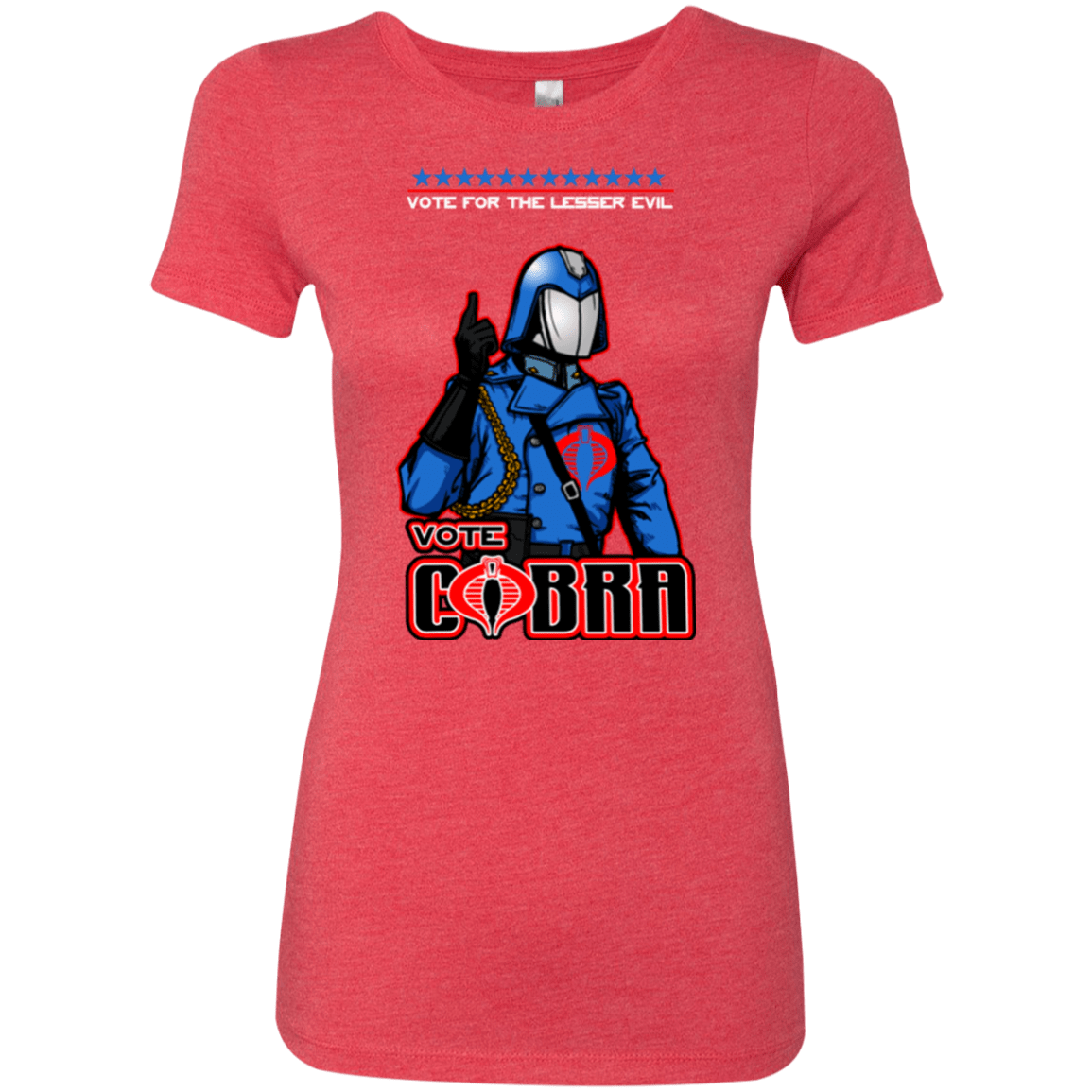 T-Shirts Vintage Red / Small Lesser Evil Women's Triblend T-Shirt