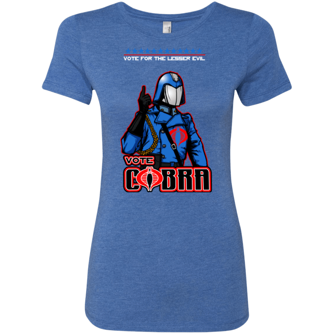 T-Shirts Vintage Royal / Small Lesser Evil Women's Triblend T-Shirt