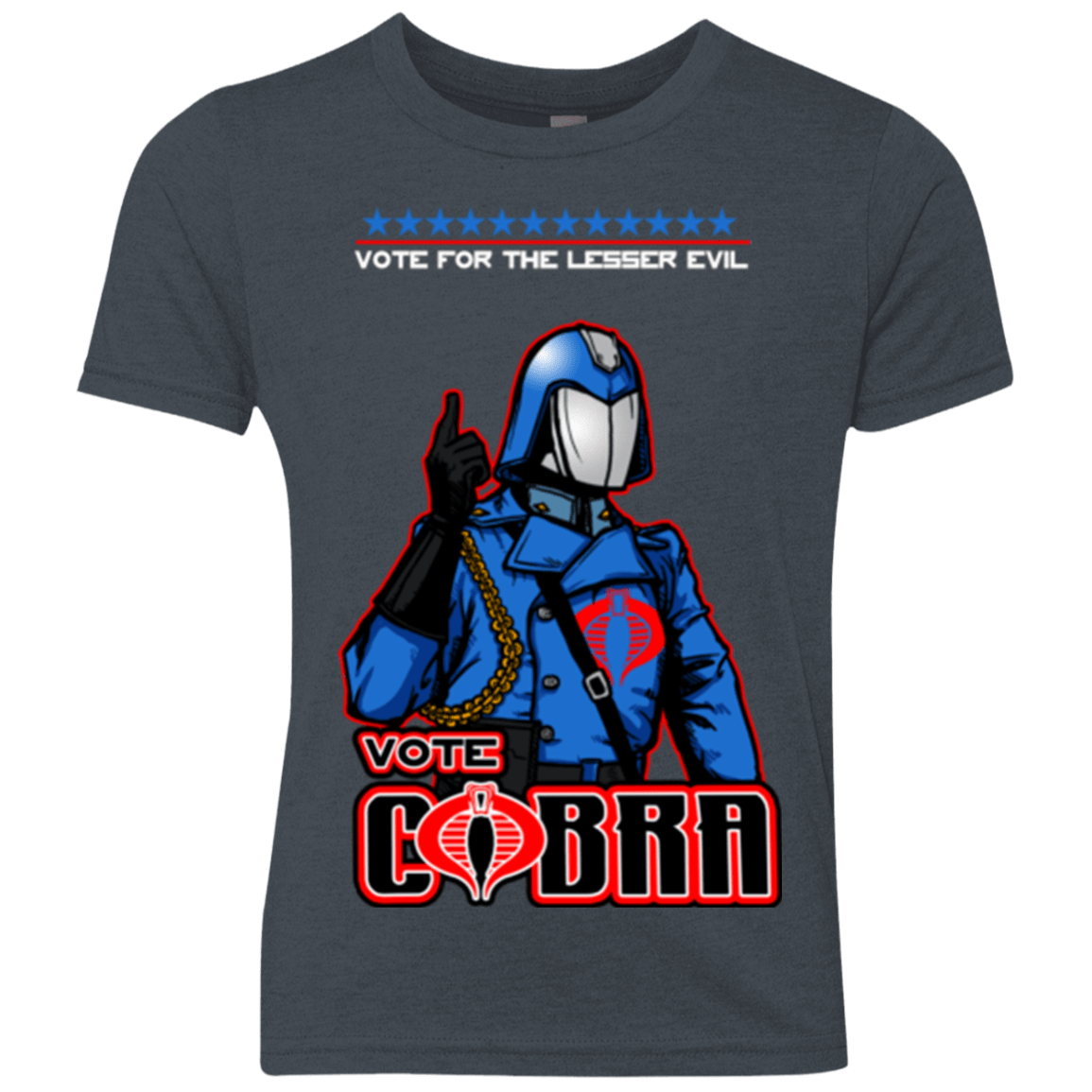 T-Shirts Vintage Navy / YXS Lesser Evil Youth Triblend T-Shirt