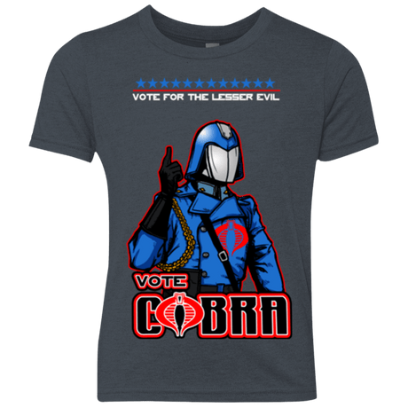 T-Shirts Vintage Navy / YXS Lesser Evil Youth Triblend T-Shirt