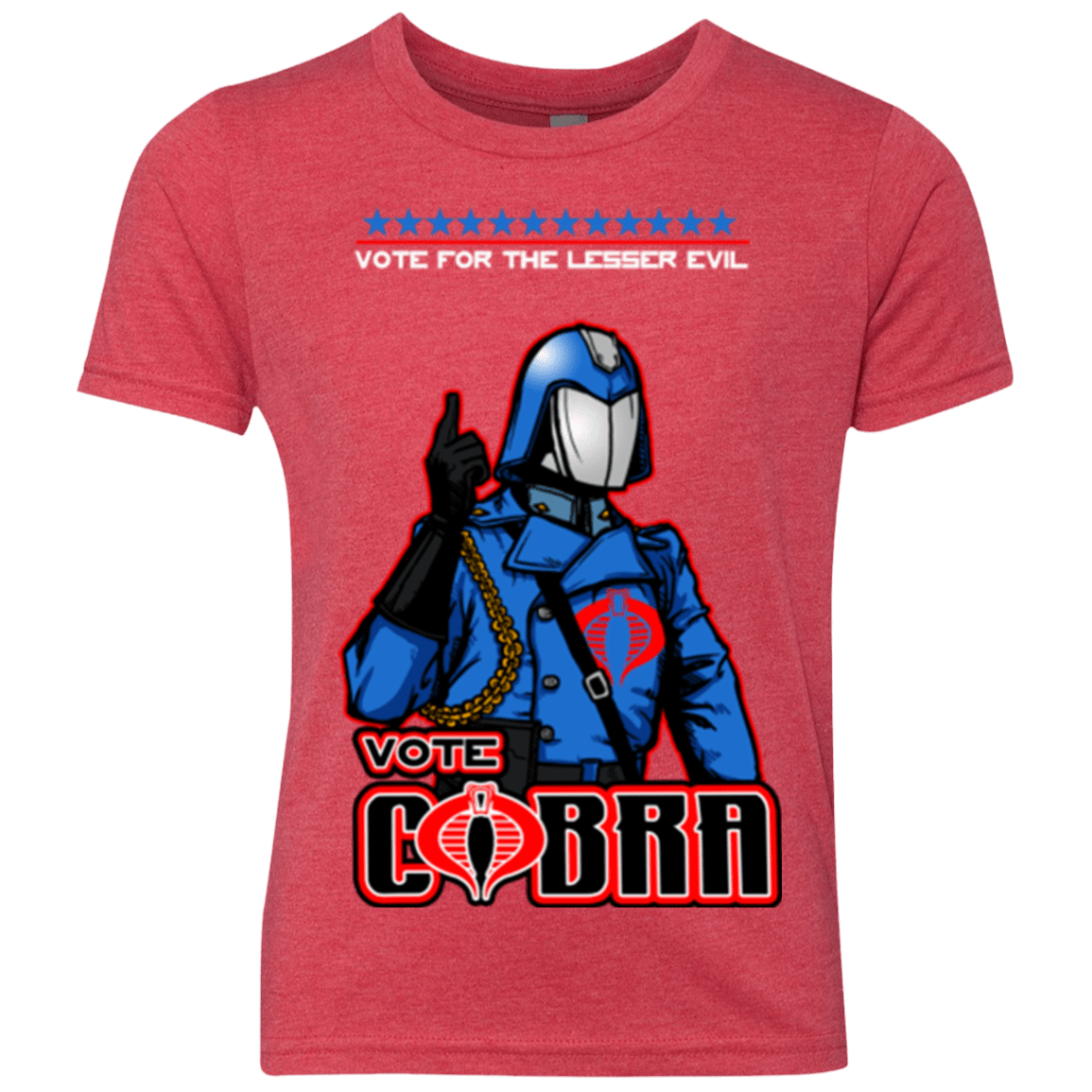 T-Shirts Vintage Red / YXS Lesser Evil Youth Triblend T-Shirt