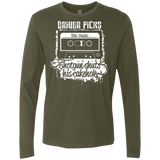 T-Shirts Military Green / Small Lessons Men's Premium Long Sleeve