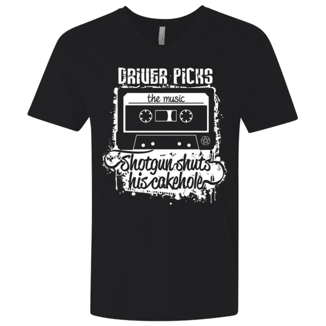 T-Shirts Black / X-Small Lessons Men's Premium V-Neck