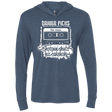 T-Shirts Indigo / X-Small Lessons Triblend Long Sleeve Hoodie Tee