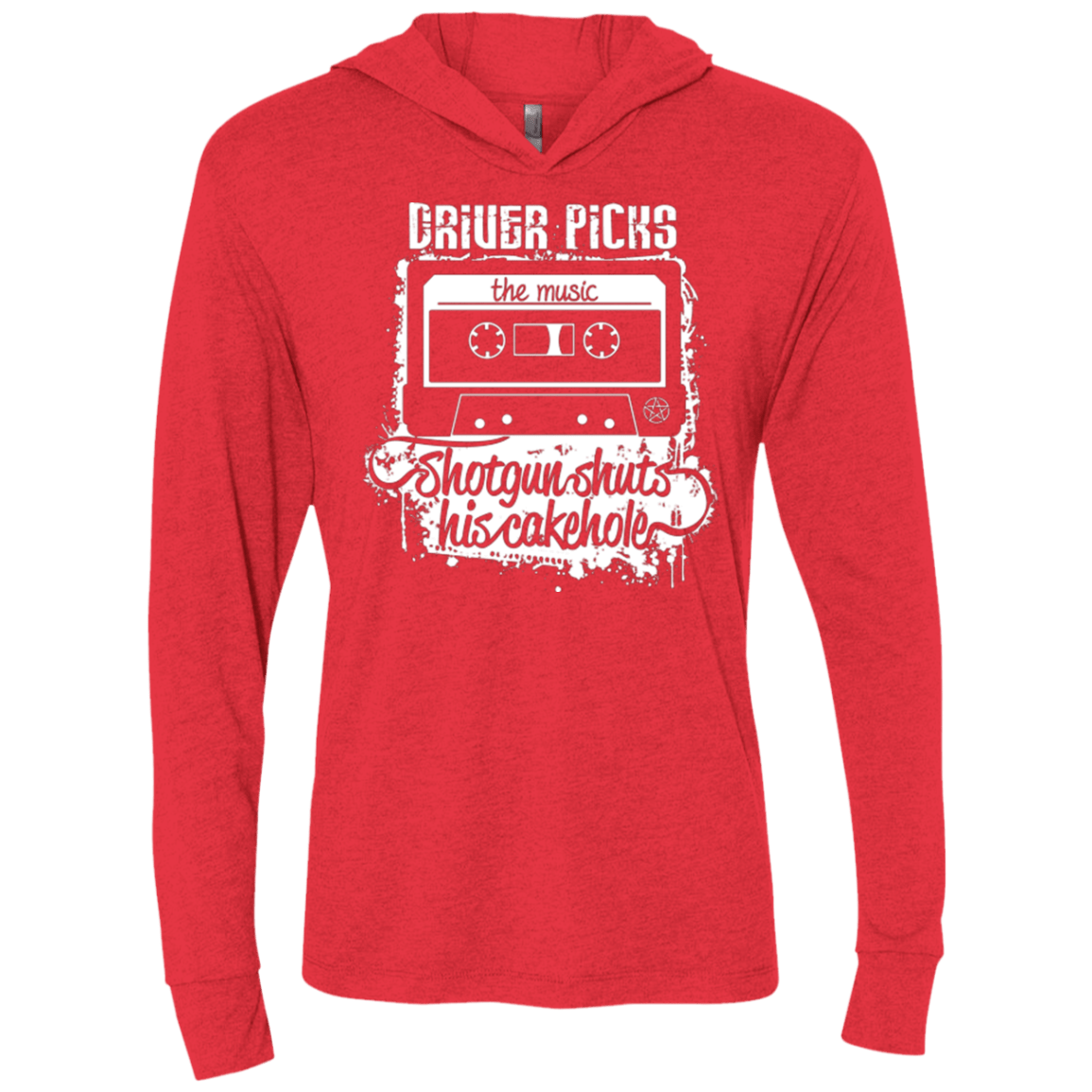 T-Shirts Vintage Red / X-Small Lessons Triblend Long Sleeve Hoodie Tee