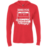 T-Shirts Vintage Red / X-Small Lessons Triblend Long Sleeve Hoodie Tee