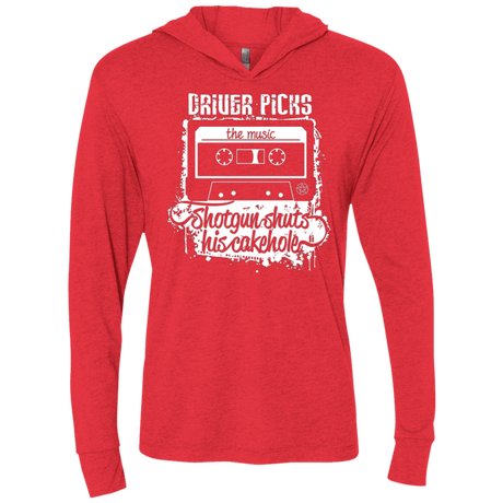 T-Shirts Vintage Red / X-Small Lessons Triblend Long Sleeve Hoodie Tee