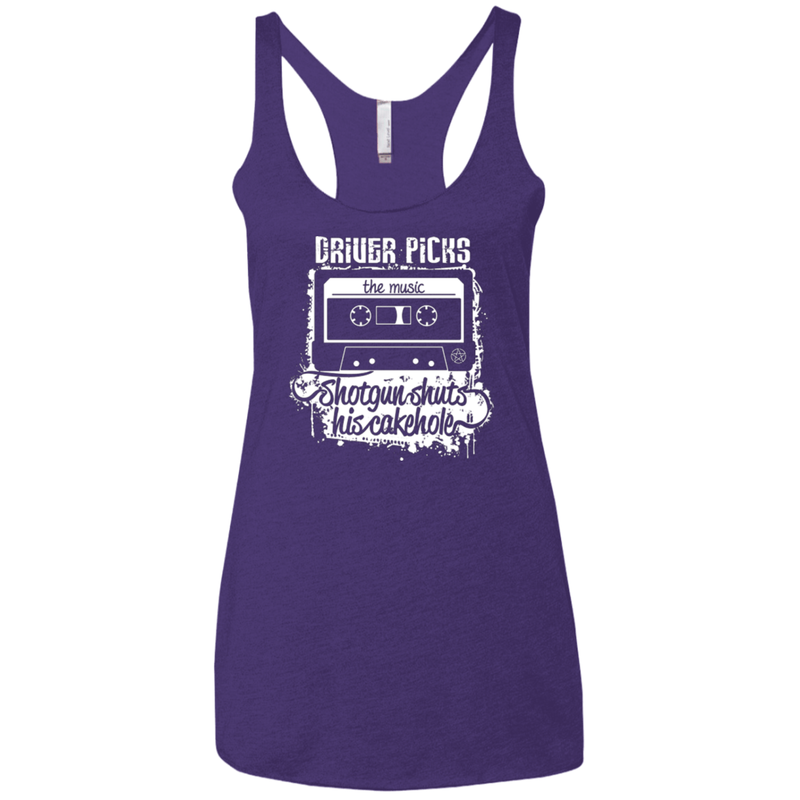 T-Shirts Purple / X-Small Lessons Women's Triblend Racerback Tank
