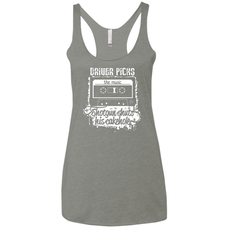 T-Shirts Venetian Grey / X-Small Lessons Women's Triblend Racerback Tank