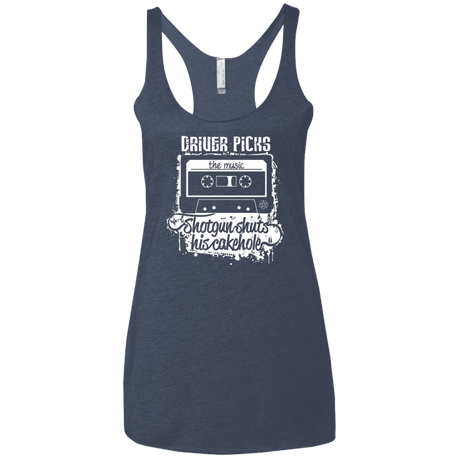 T-Shirts Vintage Navy / X-Small Lessons Women's Triblend Racerback Tank
