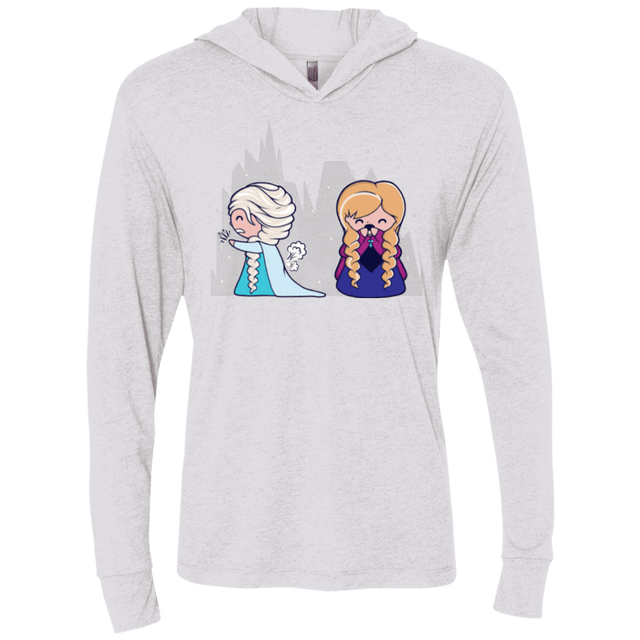 T-Shirts Heather White / X-Small Let it Go fart Triblend Long Sleeve Hoodie Tee