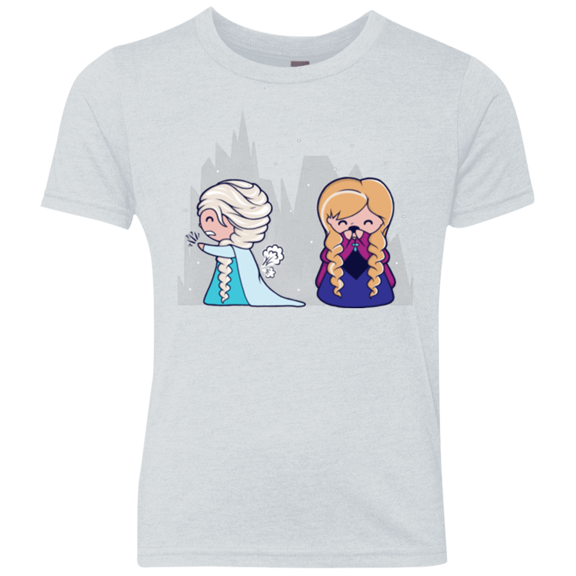 T-Shirts Heather White / YXS Let it Go fart Youth Triblend T-Shirt