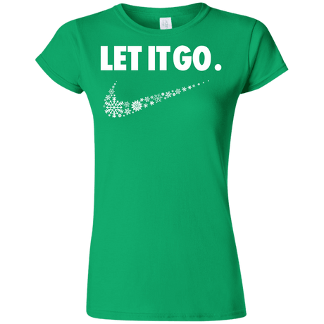 T-Shirts Irish Green / S Let It Go Junior Slimmer-Fit T-Shirt