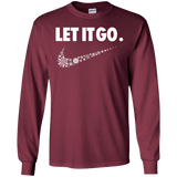 T-Shirts Maroon / S Let It Go Men's Long Sleeve T-Shirt