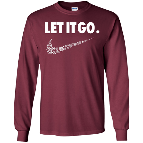 T-Shirts Maroon / S Let It Go Men's Long Sleeve T-Shirt