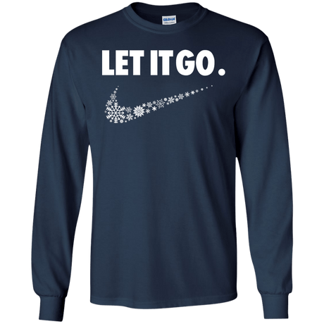 T-Shirts Navy / S Let It Go Men's Long Sleeve T-Shirt