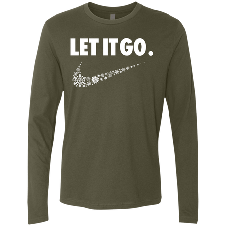 T-Shirts Military Green / S Let It Go Men's Premium Long Sleeve