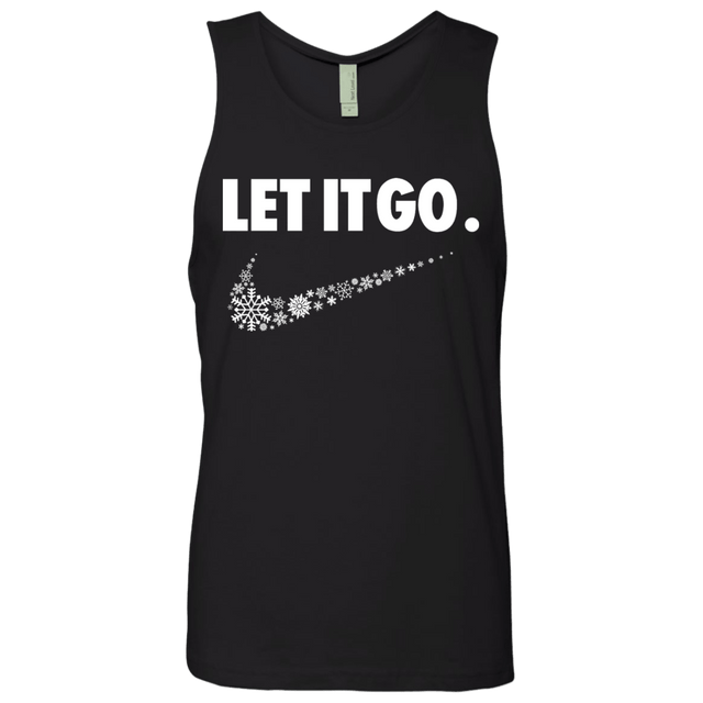 T-Shirts Black / S Let It Go Men's Premium Tank Top