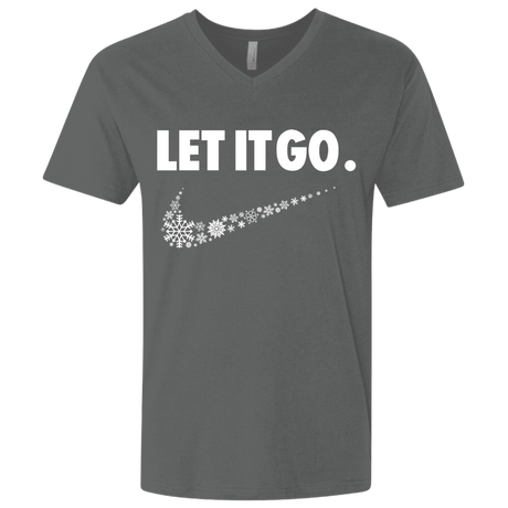 T-Shirts Heavy Metal / X-Small Let It Go Men's Premium V-Neck