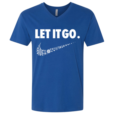 T-Shirts Royal / X-Small Let It Go Men's Premium V-Neck