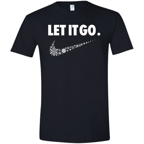 T-Shirts Black / X-Small Let It Go Men's Semi-Fitted Softstyle