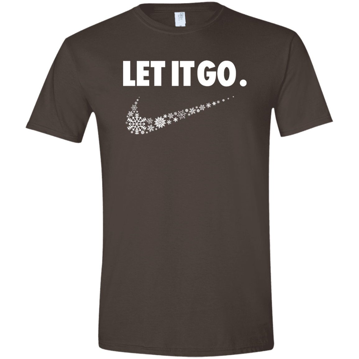 T-Shirts Dark Chocolate / S Let It Go Men's Semi-Fitted Softstyle