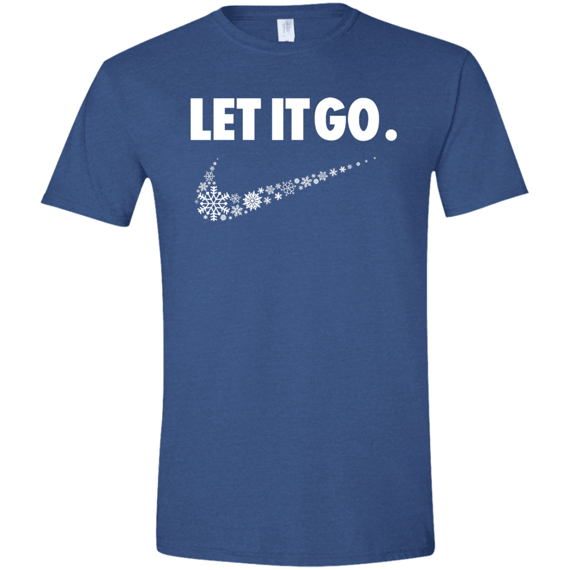 T-Shirts Heather Royal / X-Small Let It Go Men's Semi-Fitted Softstyle