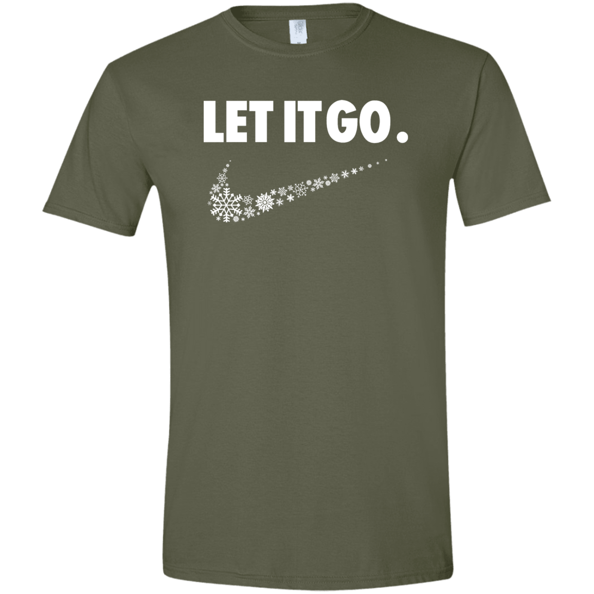 T-Shirts Military Green / S Let It Go Men's Semi-Fitted Softstyle
