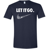 T-Shirts Navy / X-Small Let It Go Men's Semi-Fitted Softstyle