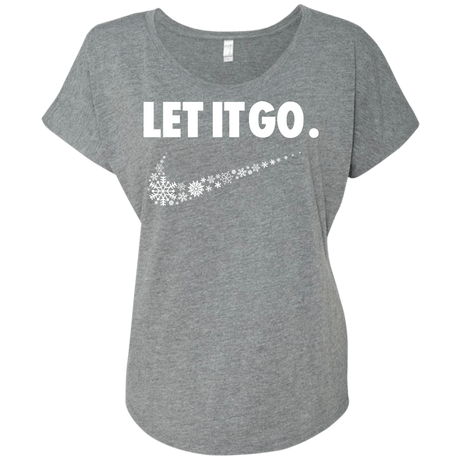 T-Shirts Premium Heather / X-Small Let It Go Triblend Dolman Sleeve