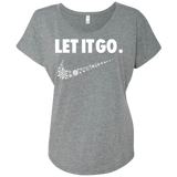 T-Shirts Premium Heather / X-Small Let It Go Triblend Dolman Sleeve