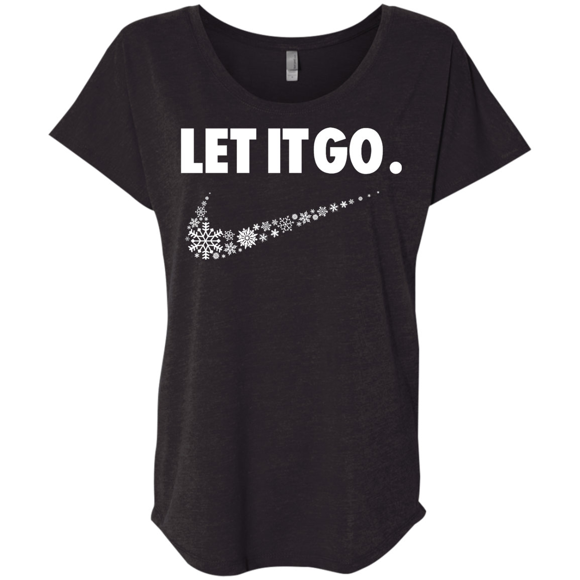 T-Shirts Vintage Black / X-Small Let It Go Triblend Dolman Sleeve
