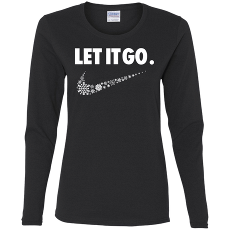 T-Shirts Black / S Let It Go Women's Long Sleeve T-Shirt