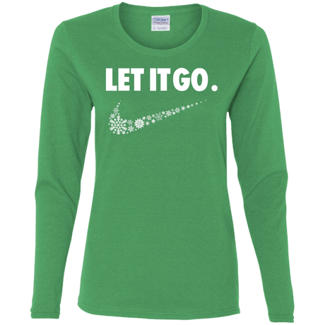 T-Shirts Irish Green / S Let It Go Women's Long Sleeve T-Shirt