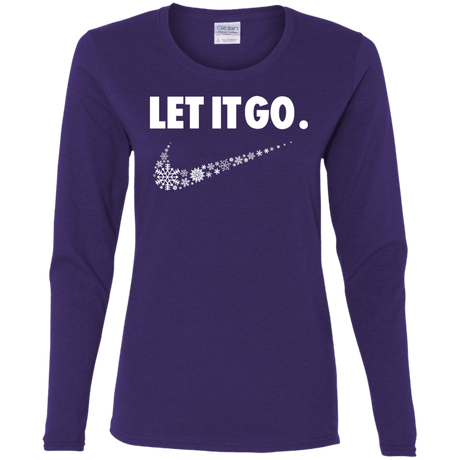 T-Shirts Purple / S Let It Go Women's Long Sleeve T-Shirt