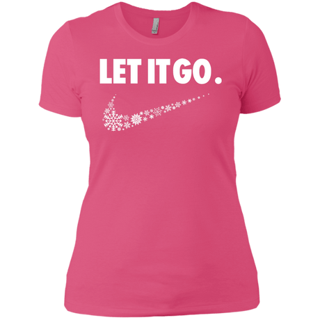 T-Shirts Hot Pink / X-Small Let It Go Women's Premium T-Shirt