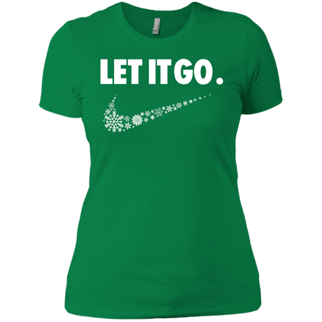 T-Shirts Kelly Green / X-Small Let It Go Women's Premium T-Shirt