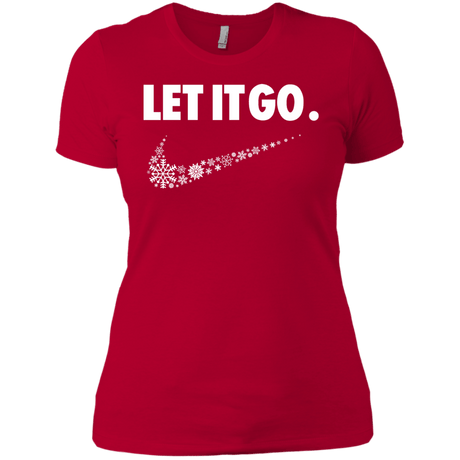 T-Shirts Red / X-Small Let It Go Women's Premium T-Shirt