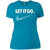 T-Shirts Turquoise / X-Small Let It Go Women's Premium T-Shirt