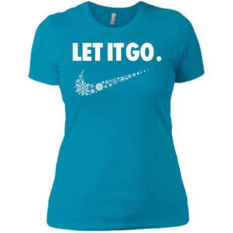 T-Shirts Turquoise / X-Small Let It Go Women's Premium T-Shirt