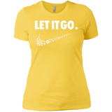 T-Shirts Vibrant Yellow / X-Small Let It Go Women's Premium T-Shirt