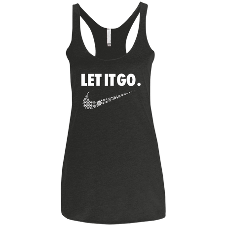 T-Shirts Vintage Black / X-Small Let It Go Women's Triblend Racerback Tank