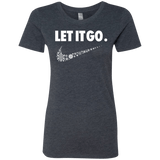 T-Shirts Vintage Navy / S Let It Go Women's Triblend T-Shirt
