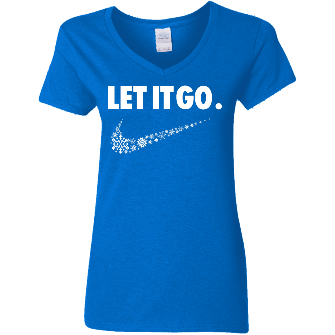 T-Shirts Royal / S Let It Go Women's V-Neck T-Shirt