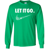 T-Shirts Irish Green / YS Let It Go Youth Long Sleeve T-Shirt