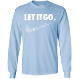 T-Shirts Light Blue / YS Let It Go Youth Long Sleeve T-Shirt