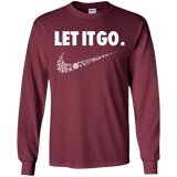 T-Shirts Maroon / YS Let It Go Youth Long Sleeve T-Shirt