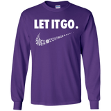 T-Shirts Purple / YS Let It Go Youth Long Sleeve T-Shirt